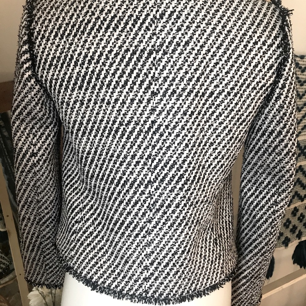 Black and White Blazer